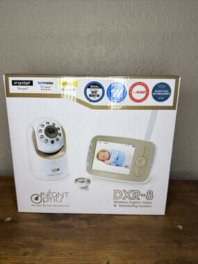 Infant Optics DXR-8 Video Baby Monitor 3.5” Screen Camera Tested Open Box